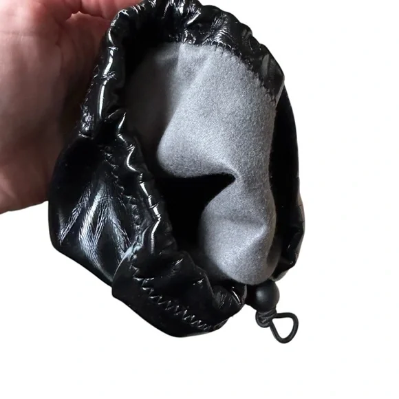 Free People Go Go Gloss Over-the-Knee Boots Size 38 Black Patent Leather - Picture 10 of 11